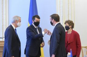 Дмитро Разумков, Джин Шахін, Роб Портман та Крістофер Мерфі