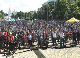 All-Ukrainian Cycling Day in Kyiv