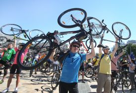 All-Ukrainian Cycling Day in Kyiv
