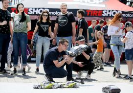 Mini championship on electric mini-copies of drift cars within