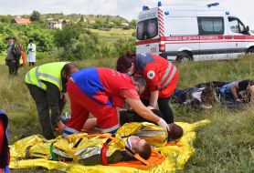 Checking the readiness of search and rescue forces to conduct air search and rescue in Zaporozhye