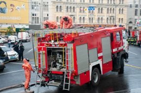 Tactical and special exercises at the Nikolsky shopping and entertainment center in Kharkiv