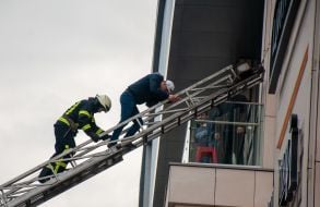 Tactical and special exercises at the Nikolsky shopping and entertainment center in Kharkiv
