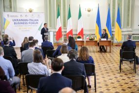 Opening of the Ukrainian-Italian business forum in Kyiv