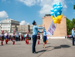 Церемония выпуска офицеров Национального университета гражданской защиты Украины