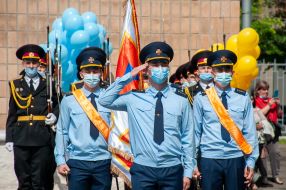 Graduation ceremony for officers of the National University of Civil Protection of Ukraine