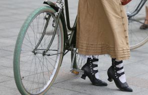 Retro bicycle promenade "Batyry on rovers" in Lviv