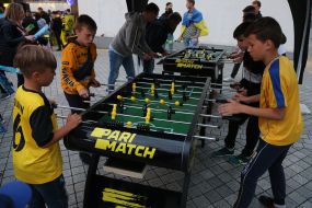 Fans at the NSC "Olympic"