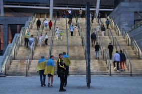 Fans at the NSC "Olympic"