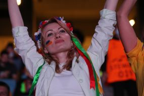 Fan zone at the NSC "Olympic"