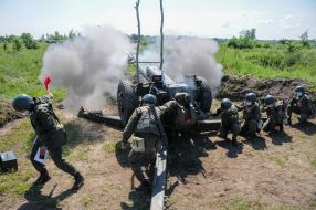 Стрільба з гаубиці Д-30
