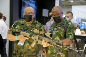 Visitors to the exhibition