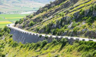 Mountain scenery in Albania