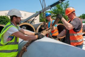 Repair of heating networks in Kharkiv