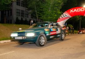 Pit stop of the Dnipro-Kharkiv rally special section
