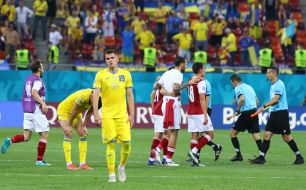 Football. Ukraine - Austria