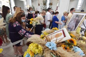 Believers in the Church of the Nativity of the Blessed Virgin
