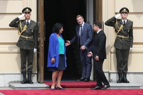 Volodymyr Zelensky and Salome Zurabishvili