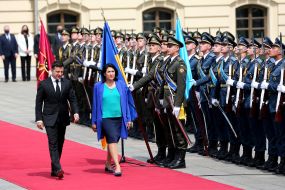 Volodymyr Zelensky and Salome Zurabishvili