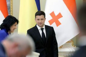 Владимир Зеленский и Саломе Зурабишвили