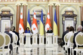 Владимир Зеленский и Саломе Зурабишвили