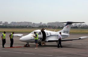 Plane at Kiev airport