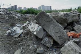 Стихийная свалка в Киеве