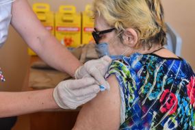 Population Vaccination Center in Zaporizhia,