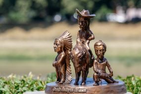 Minisculpture "Wild West of Buffalo Bill"