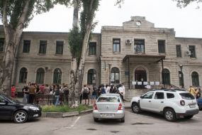 A picket by a court in Zaporizhia over the case of the dispersal of the local Maidan in 2014
