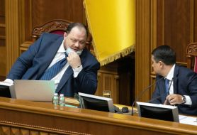 Руслан Стефанчук и Дмитрий Разумков