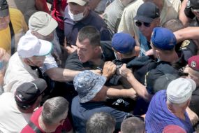 Rally of veterans of the Ministry of Internal Affairs near the Verkhovna Rada