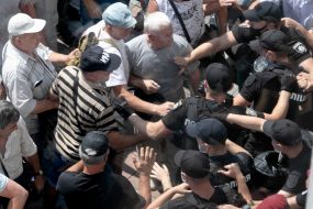 Rally of veterans of the Ministry of Internal Affairs near the Verkhovna Rada