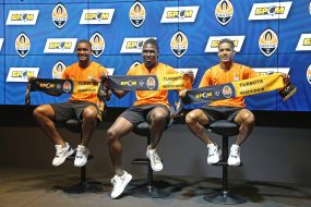 Marlon, Lassina Traore and Pedrinho