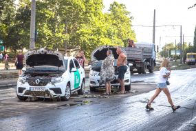 Consequences of a downpour in the Peresyp residential district (Odesa)