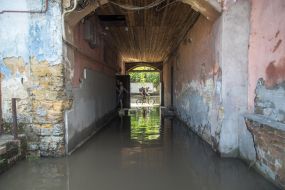 Consequences of a downpour in the Peresyp residential district (Odesa)