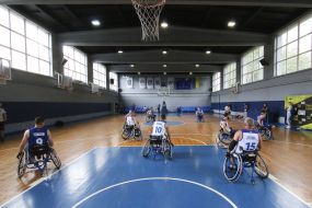 Open training of the national team of Ukraine in wheelchair basketball
