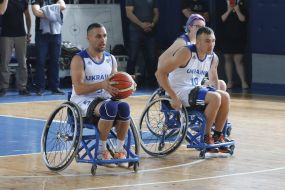 Open training of the national team of Ukraine in wheelchair basketball