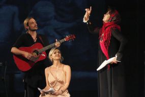 Oleksiy Petrozhytsky, Victoria Bystrytska and Larysa Rusnak