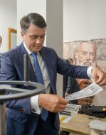 Dmitry Razumkov visited Museum of Ukrainian Books