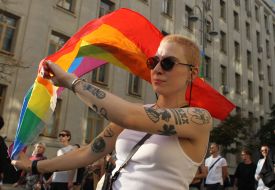 Action of LGBT representatives "Reivach Pride"