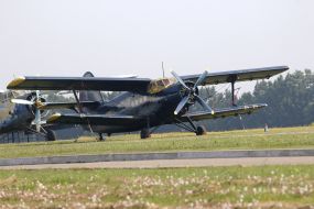The plane at the airport