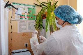Vaccination of educators in Uzhgorod