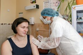 Vaccination of educators in Uzhgorod