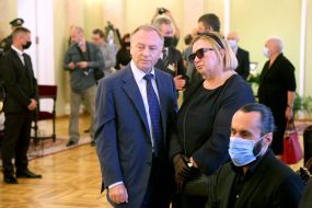 Farewell ceremony with Yevhen Marchuk