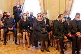 Farewell ceremony with Yevhen Marchuk