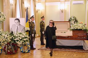 Farewell ceremony with Yevhen Marchuk