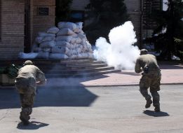 Training meeting of the 112th separate brigade of territorial defense on practical actions for the defense of the capital