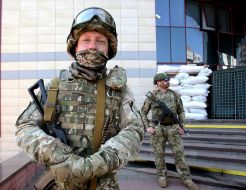 Навчальні збори 112-ої окремої бригади тероборони щодо практичних дій з оборони столиці