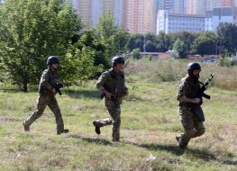 Навчальні збори 112-ої окремої бригади тероборони щодо практичних дій з оборони столиці